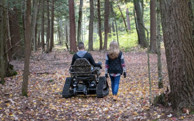 With the addition of three new all-terrain wheelchairs, the total in Michigan state parks will be 14. MICHIGAN DEPARTMENT OF NATURAL RESOURCES