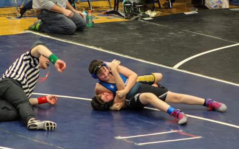 Outstanding performance in Gladwin for Youth Wrestling