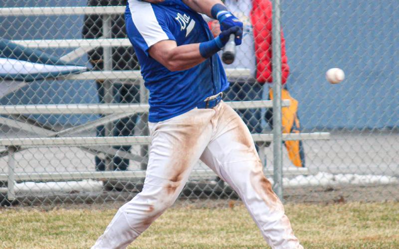 Swinging for the fences, Gladwin looks to overtake the lead during Tuesday’s game against Cadillac.