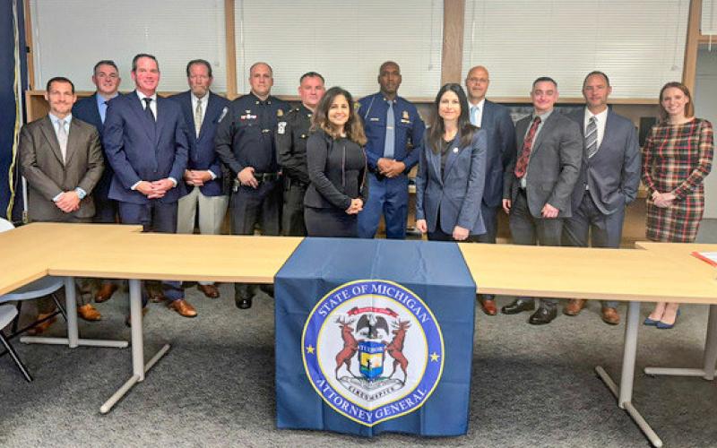 Michigan Attorney General Dana Nessel’s FORCE Team, law enforcement officials, representatives from leading Michigan retailers welcomed White House Domestic Policy Advisor Neera Tanden to a roundtable highlighting the achievements of the FORCE team.