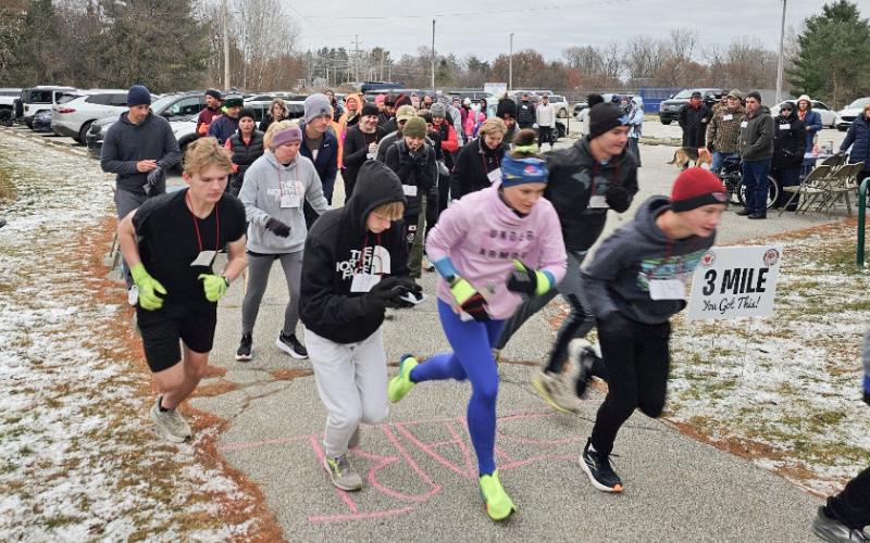 The race took place on Nov. 29, 9:30 a.m., and began at Gladwin’s North Park.