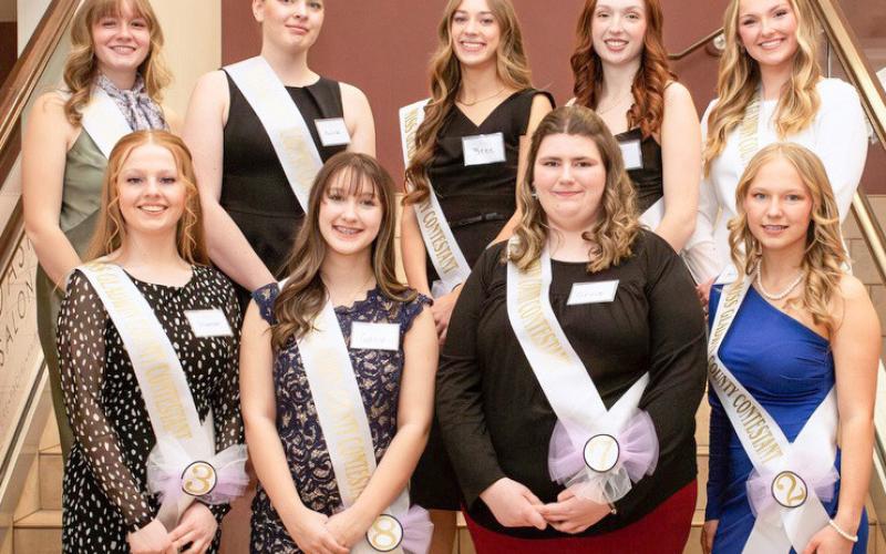 Miss Gladwin County contestants for 2025.