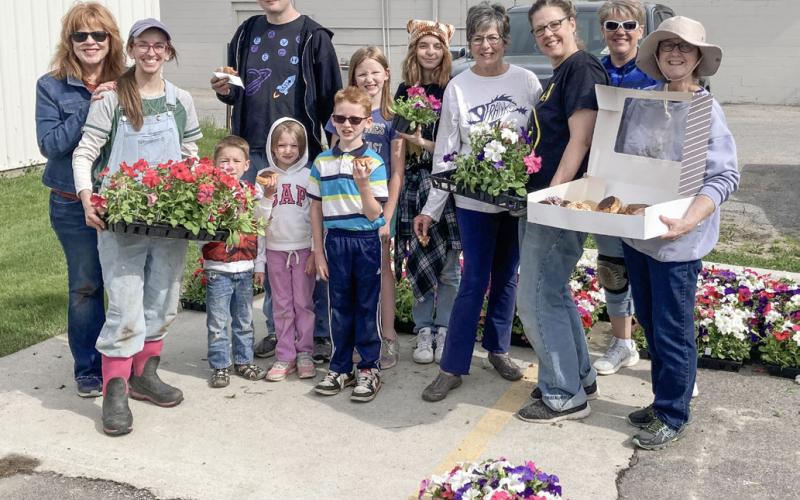 ANNUAL FLOWER PLANTING A SUCCESS