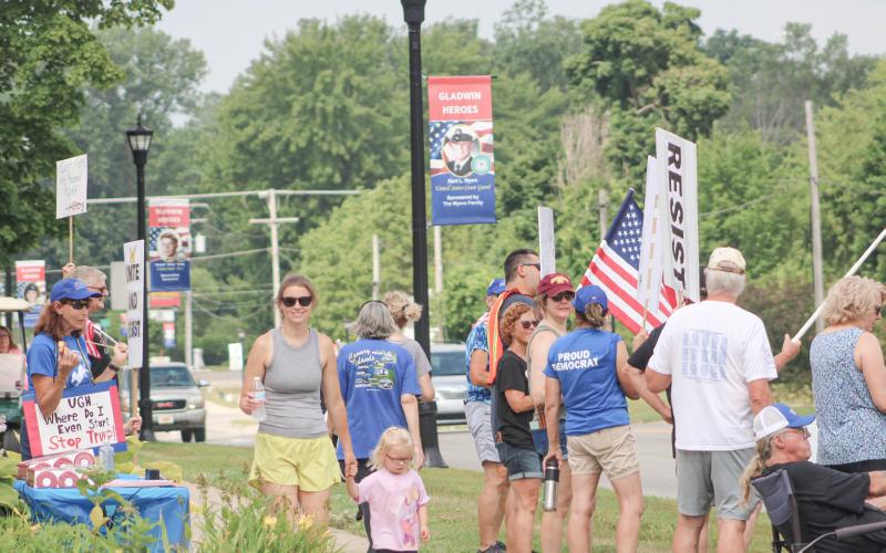 DEMOCRATIC PARTY SPONSORS RALLY