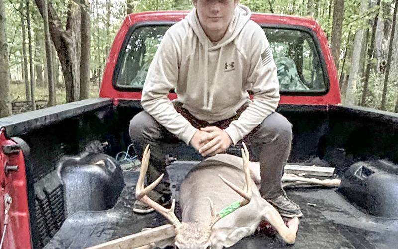 Kendon Bock of Beaverton shot this 8-point on Pa’s farm in Coleman.