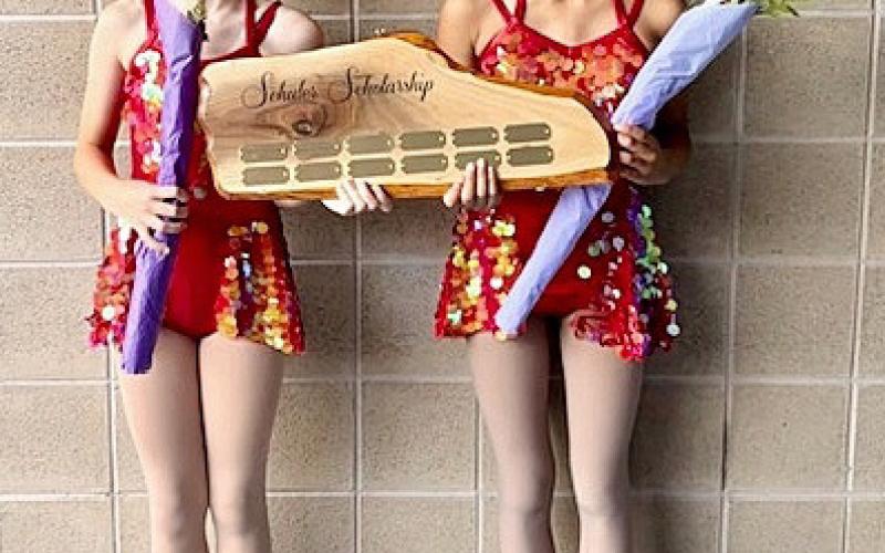 Samantha Marcotte and Sienna Husted: Schulder Legacy of Light Dance Scholarship.