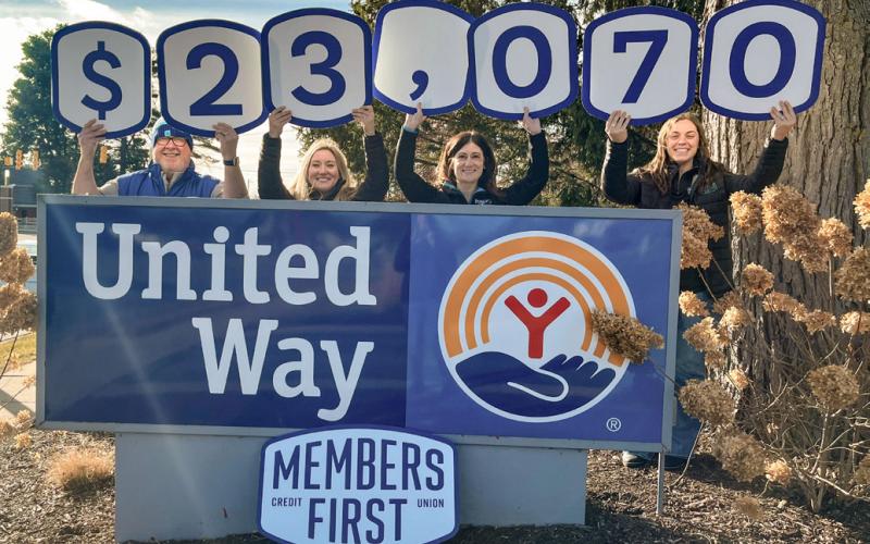 Members First Credit Union donates $23K to local United Way for team donation match