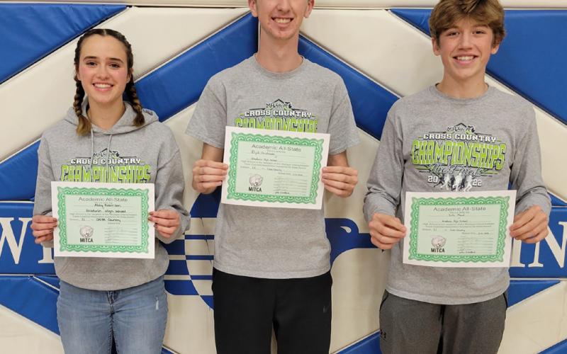 Abigail Robinson, Elijah Christensen and Seth Mead were recently awarded Academic All-State honors for Cross-Country. Not only are they great athletes, but awesome students as well!