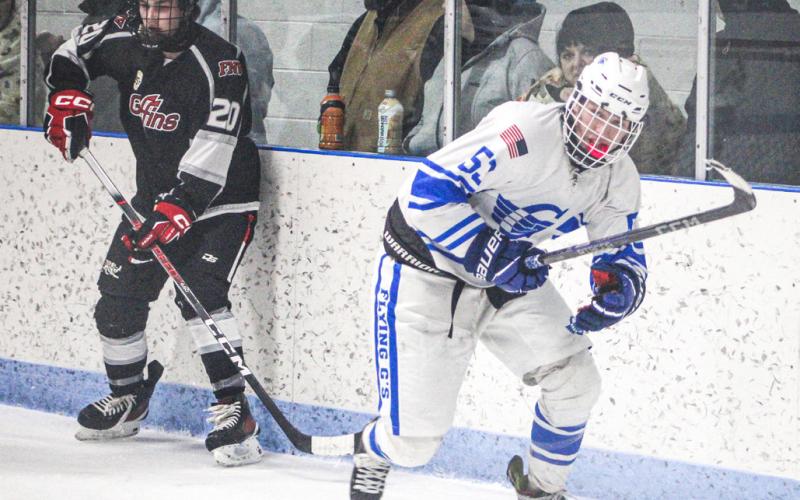 Hunter Simpson and Gladwin split two tough games over the weekend during a Showcase hosted by Cheboygan.