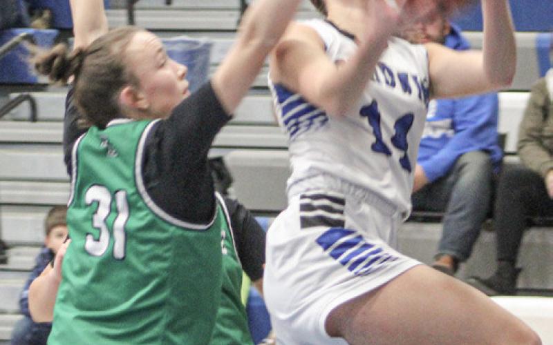 Gladwin’s Abby Robinson scored 26 points in a win over Houghton Lake Thursday night.