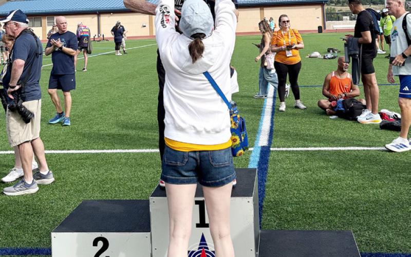 Jim Ogg competes at the Transplant Games of America