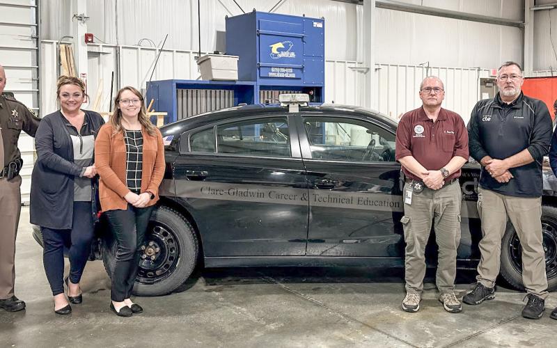 CTE Criminal Justice Program receives police patrol car