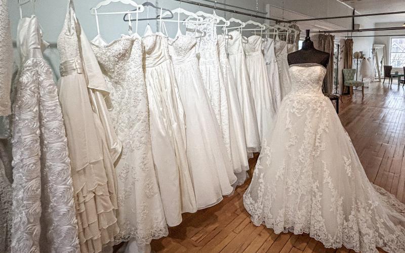 Bazzle Bridal is a family owned business, located in downtown Gladwin above Redeemed Marketplace, 113 W. Cedar Ave.