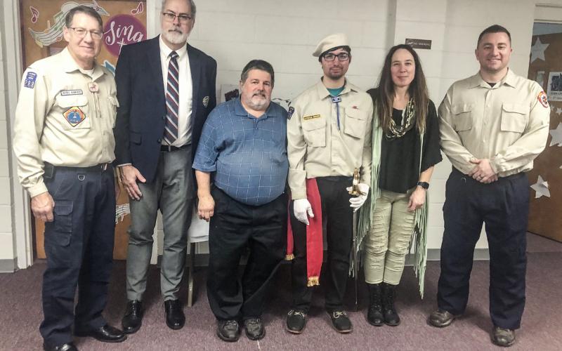 Royal Ranger attains Trail of the Saber recognition