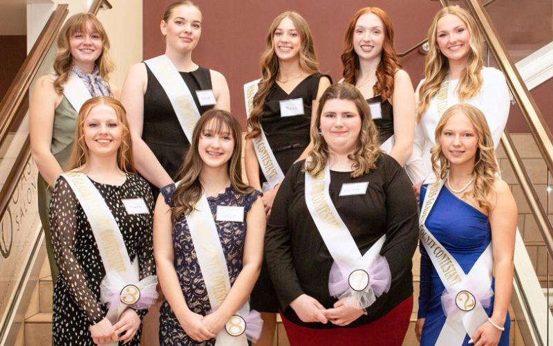 Miss Gladwin County contestants for 2025.
