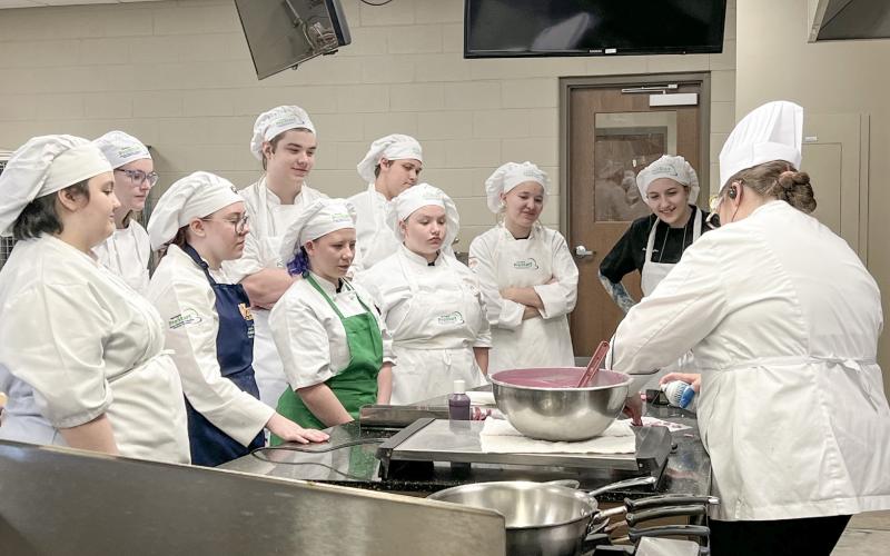 ProStart Summer Camp brought together Culinary Arts students to learn from industry experts and explore advanced techniques like pasta-making and chocolate artistry.