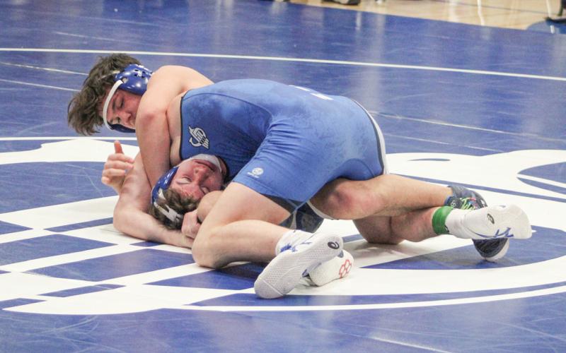 MJ McDonald won the championship at 150 to help Gladwin bring home the team title from the Manton Invitational Saturday.
