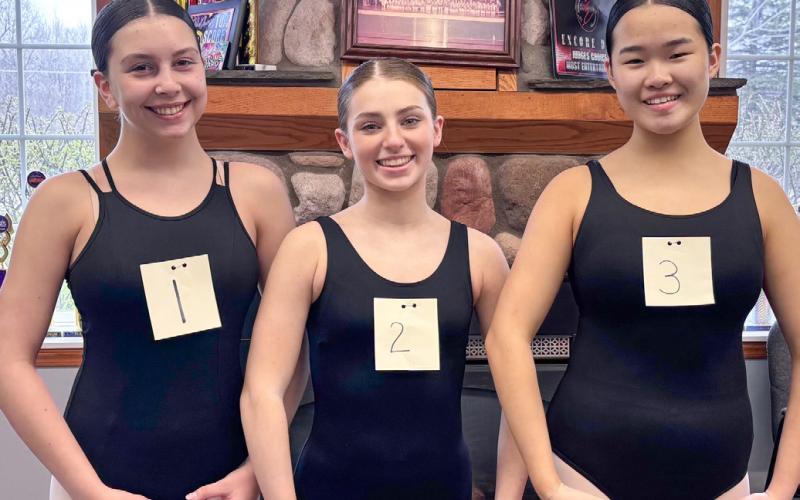 Grade III students: Kate Schmidt passing with high honors, Ayla Donahue with high honors, and Jiayi Rees with high honors.