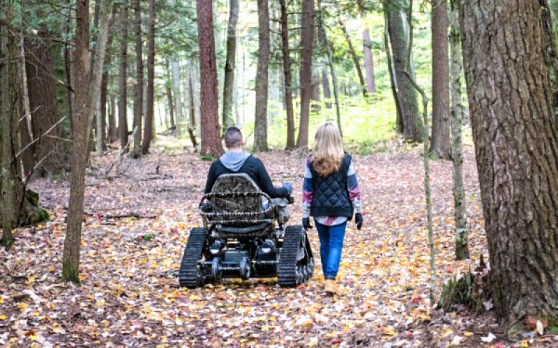 With the addition of three new all-terrain wheelchairs, the total in Michigan state parks will be 14. MICHIGAN DEPARTMENT OF NATURAL RESOURCES