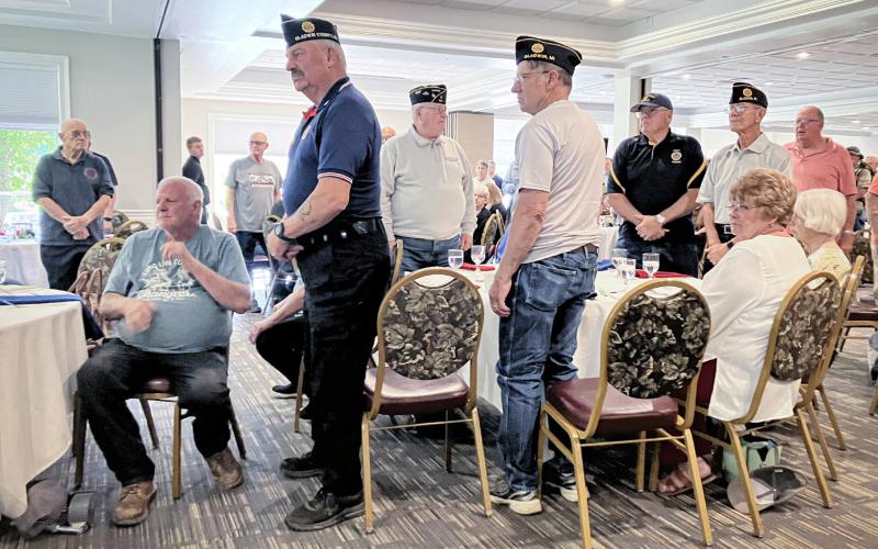 Veterans saluted, informed at dinner