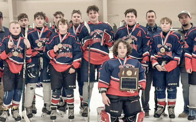 14U Bantams team is coached by Devin Woods and Jim Oard. Players are: Noah Bruursema, Gareth DeKraker, Hunter Eagan, Trinity Hair, Maddox Hart, Landon Jenkins, Calvin Knoerr, Cameron Oard, Maeson Russell, Bailey Snyder, Parker Woods, and Jacob Zeitz.