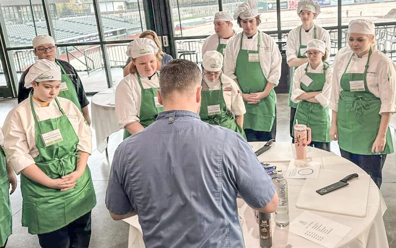 CTE Culinary Students had the opportunity to learn from industry experts, gaining valuable training that enhanced their culinary skills.