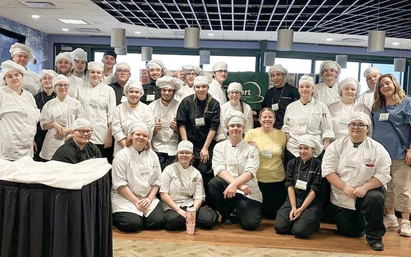 Clare-Gladwin Culinary Art students attend the ProStart Boot Camp held at Dow Diamond.