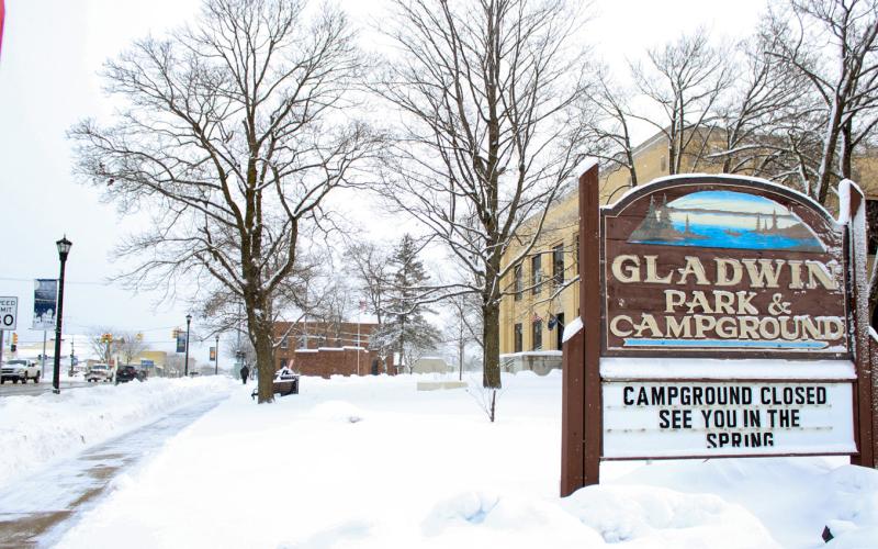 WINTER STORM HITS GLADWIN