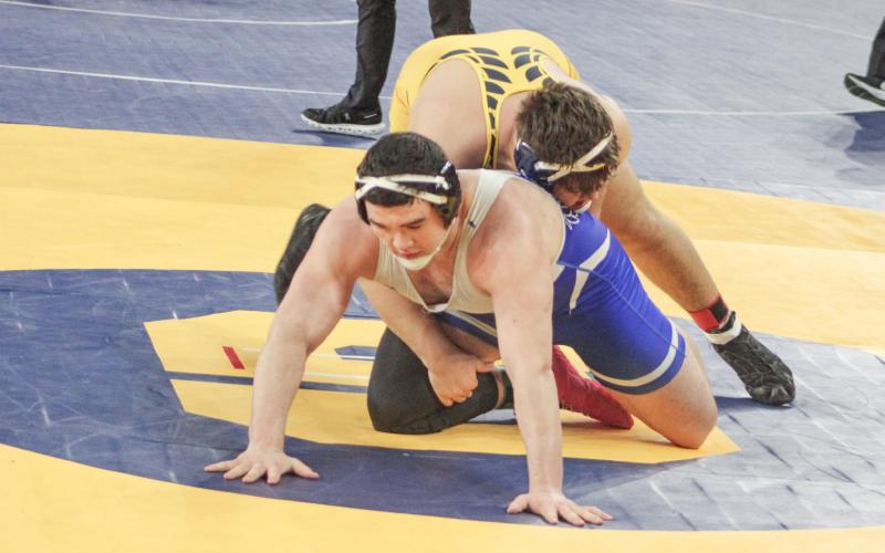 Gladwin’s Nick Brasseur fought his way to a third-place finish at 285 at the Division 3 Individual State Finals over the weekend at Ford Field.