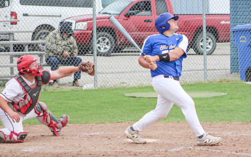 Brayden Phillips put the ball in play and brought in the tying run in the fifth inning Friday at Standish.