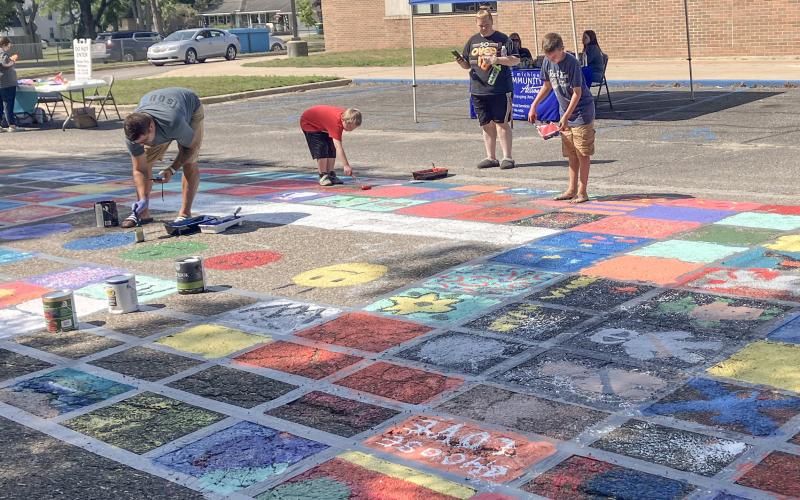 Paint the Pavement brightens street corner