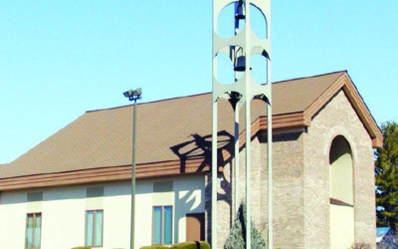 Community food distribution at Christ The King April 19