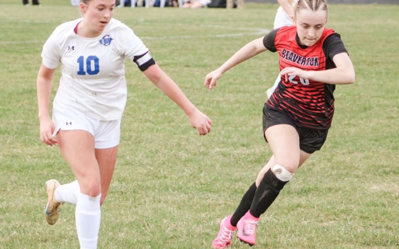 Gladwin’s Madisyn Lockwood and Beaverton’s Olivia Somers will meet again on the pitch this afternoon at Gladwin in a rematch of the Beavers 4-1 victory last month. Lockwood scored four goals in a win over Clare last week.