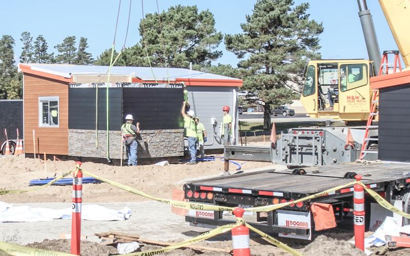 CONSTRUCTION CONTINUES ON BIGGBY COFFEE