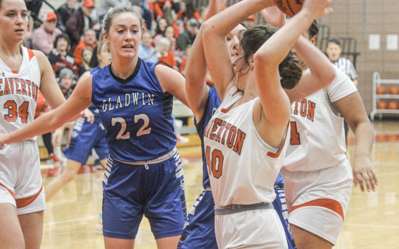 Beaverton taking on county rival Gladwin last January 2023.
