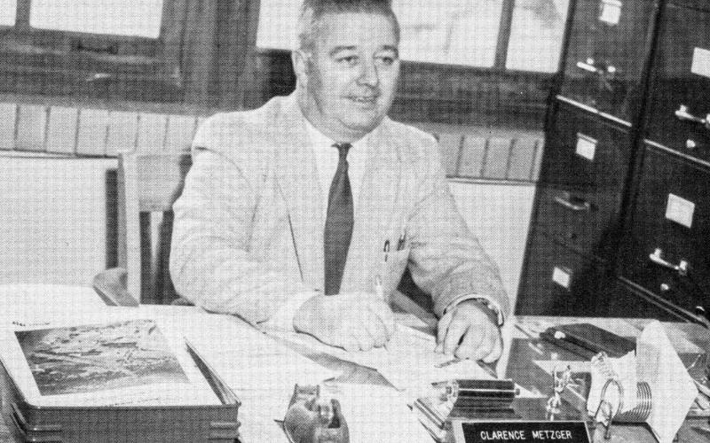 A LOOK BACK IN TIME | CLARENCE W. METZGER