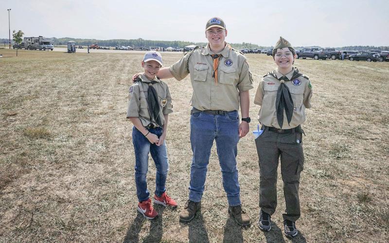 For Thunder on the Strip: Left to right: Parker Sischo, Brandon Sischo and Bradley Klein.