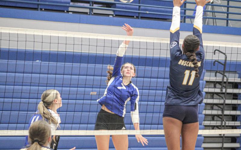 First Team All-Jack Pine Conference selection Ansley Mausolf returns to the lineup at outside hitter for the Gladwin volleyball team this season.