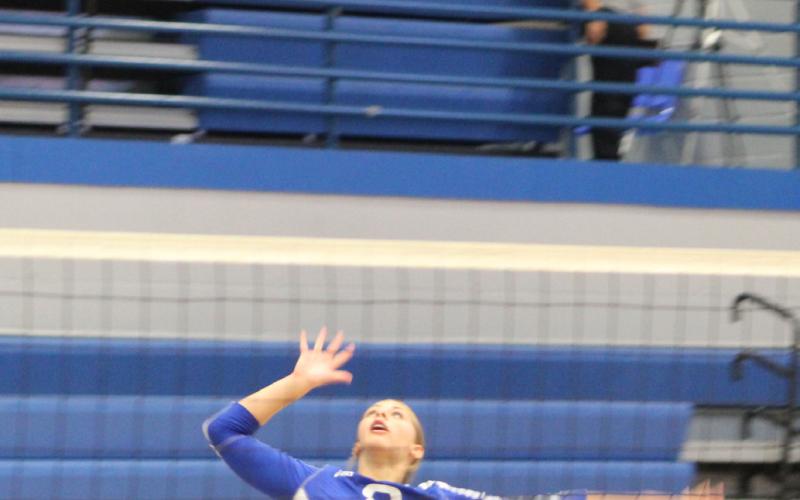 Senior Maddy Pagel will return to her starting role in the front row for the Flying G’s this season.