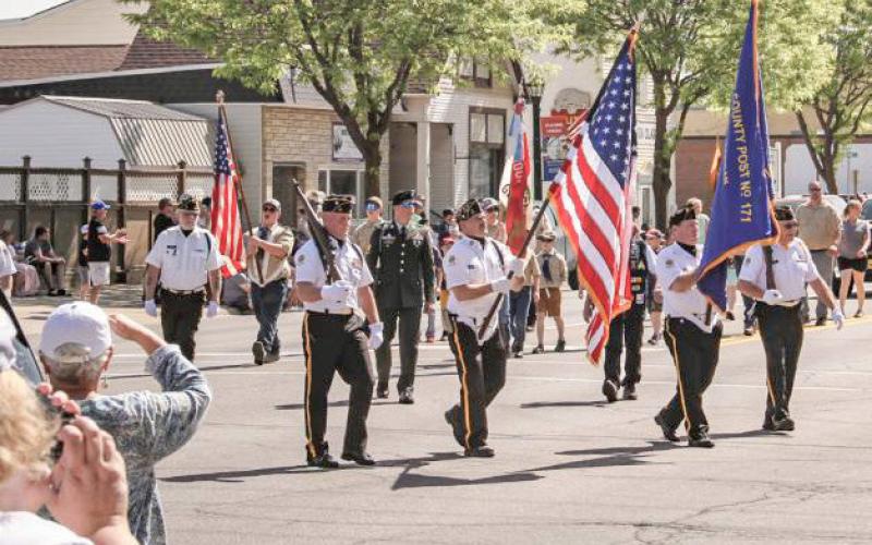 Pictured is the Gladwin Memorial Day parade and program on May 27, 2024.
