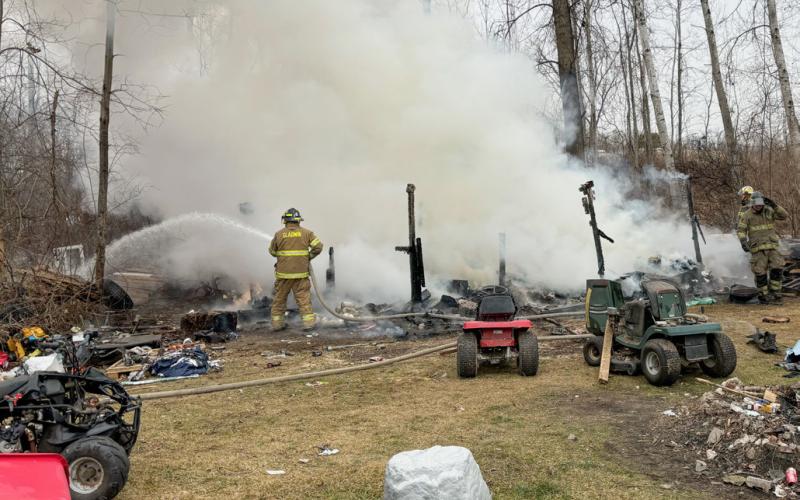 FIRE IN GROUT TOWNSHIP