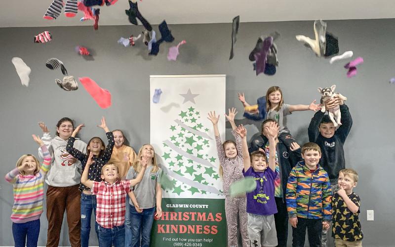 Country Blend 4-H Club collects socks for “Socktober”