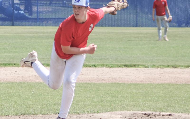 Jackson Fritz fired four no-hit innings in a big win Saturday afternoon at the 32nd Annual Bernard Barnes Invitational Saturday at Wilmot Field.