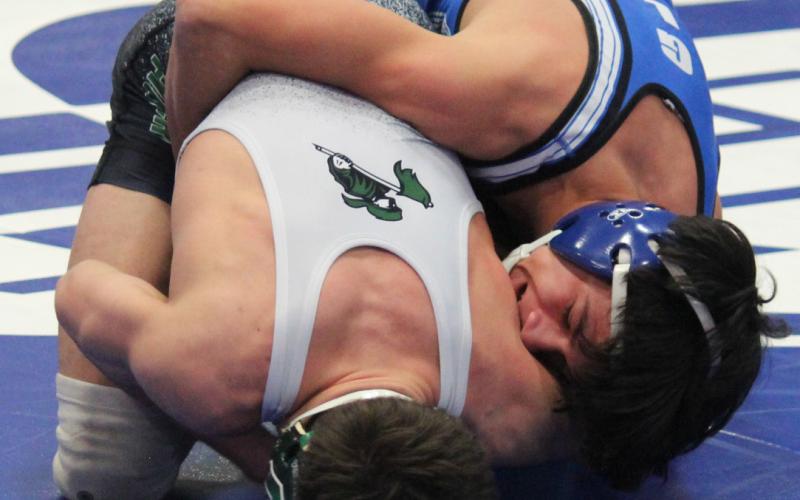 Cruz Balcirak wrapped up a trip to the state meet by finishing third at 126 Saturday.