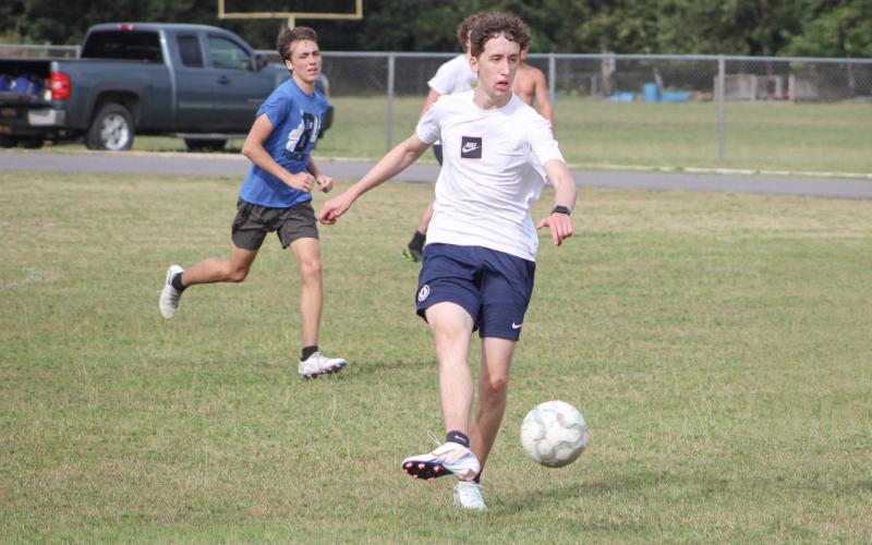 Senior Brian Tyrrell and the Gladwin soccer team opened practice Monday and will begin the 2025 season Friday with a trip to Tawas.