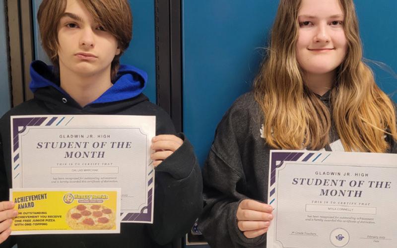 GJHS February Students of the Month