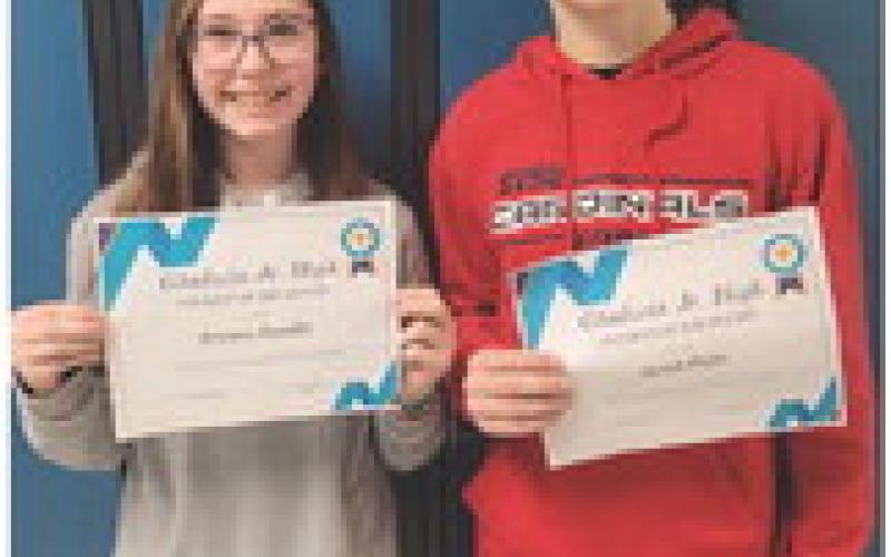 GJHS STUDENTS OF THE MONTH