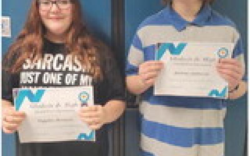 GJHS STUDENTS OF THE MONTH