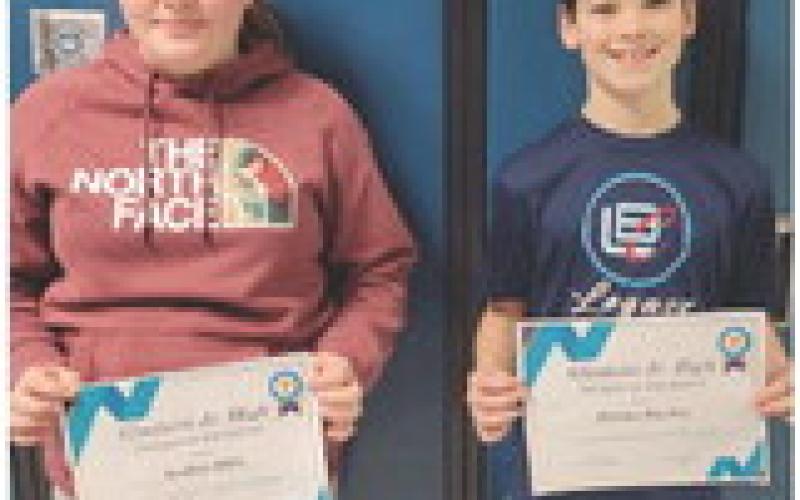 GJHS STUDENTS OF THE MONTH