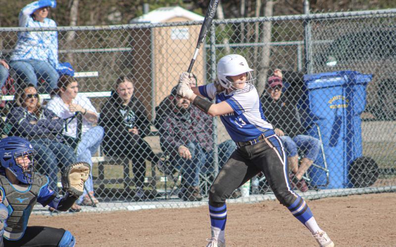 Junior catcher Liz Winchester hit .458 last season and will be back in the lineup this year for the Gladwin softball team.